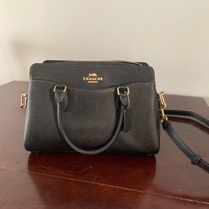 Coach Darcie Carryall in Black/Gold